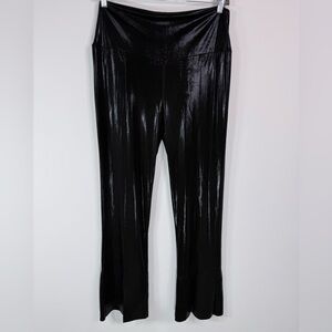 Norma Kamali Women's Metallic 'Spat' Leggings - XL